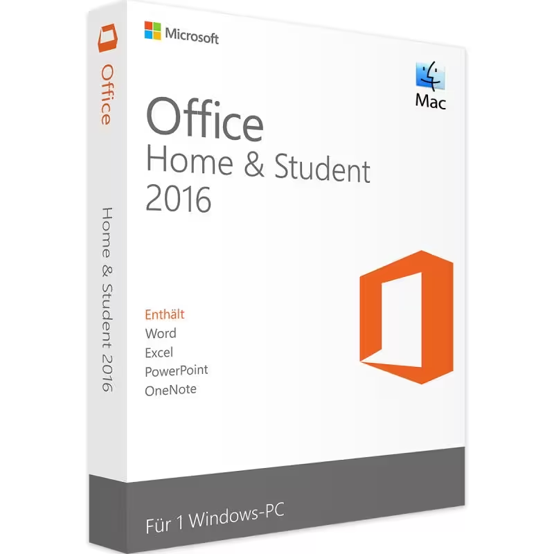Microsoft Office 2016 Home & Student für Mac